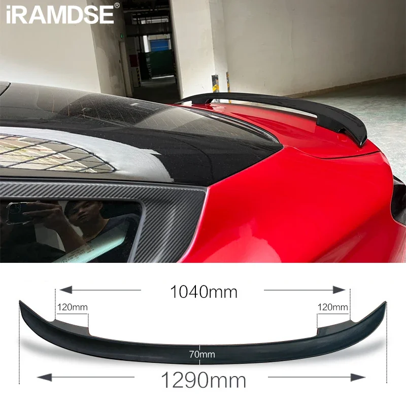 Новый! Глянцевый черный спойлер для Ford Fusion Mondeo 2022 тип MT АБС-пластик автомобильное