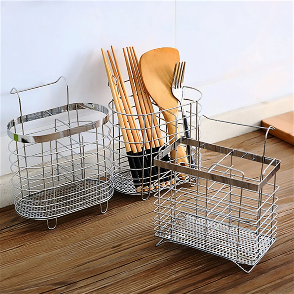 

Chopsticks Cage Tableware Tube Kitchen Household Chopsticks Storage Rack Spoon Fork Chopsticks Kitchen Accessories Organizer