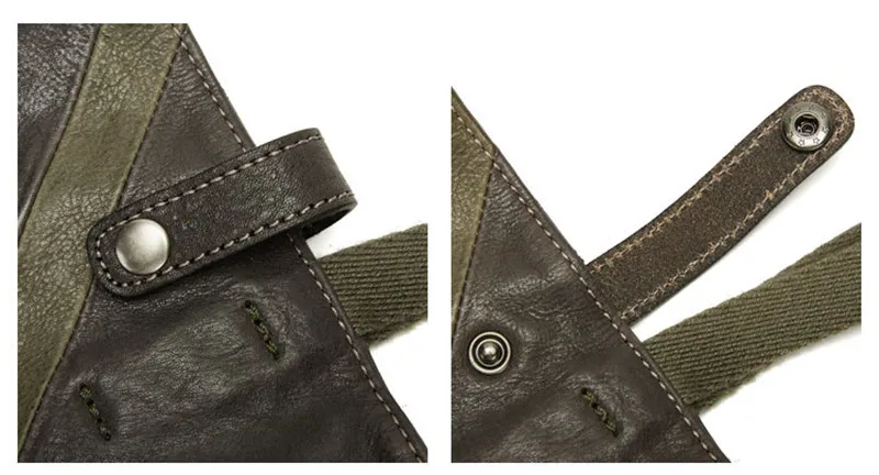 Fashion designer luxury genuine leather men's green tote bag leisure outdoor travel real cowhide shoulder bag shopping handbag