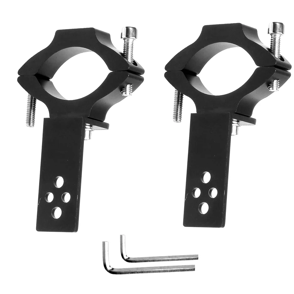

2pcs Turn Light Bracket Set Metal Signal Lamp Mount Motorcycle Direction Indicator Lamp Holder Kit