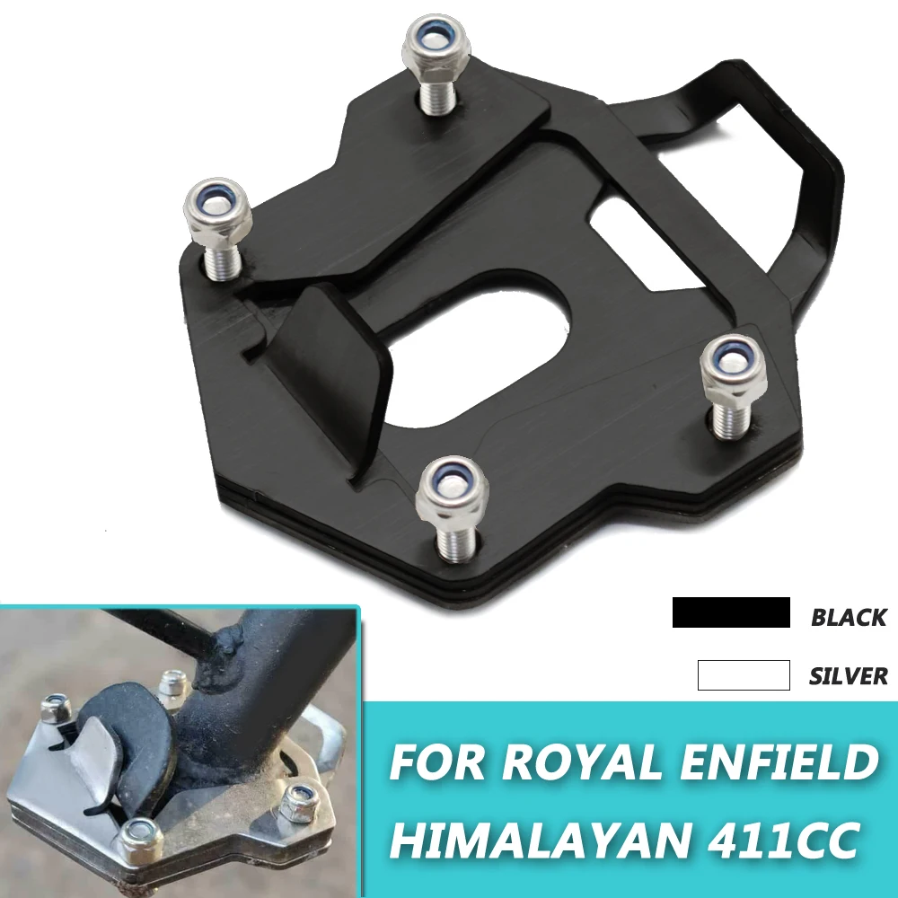 

New For Royal Enfield Himalaya 411 cc 2020-2021 2022 Motorcycle Kickstand Sidestand Stand Extension Enlarger Pad