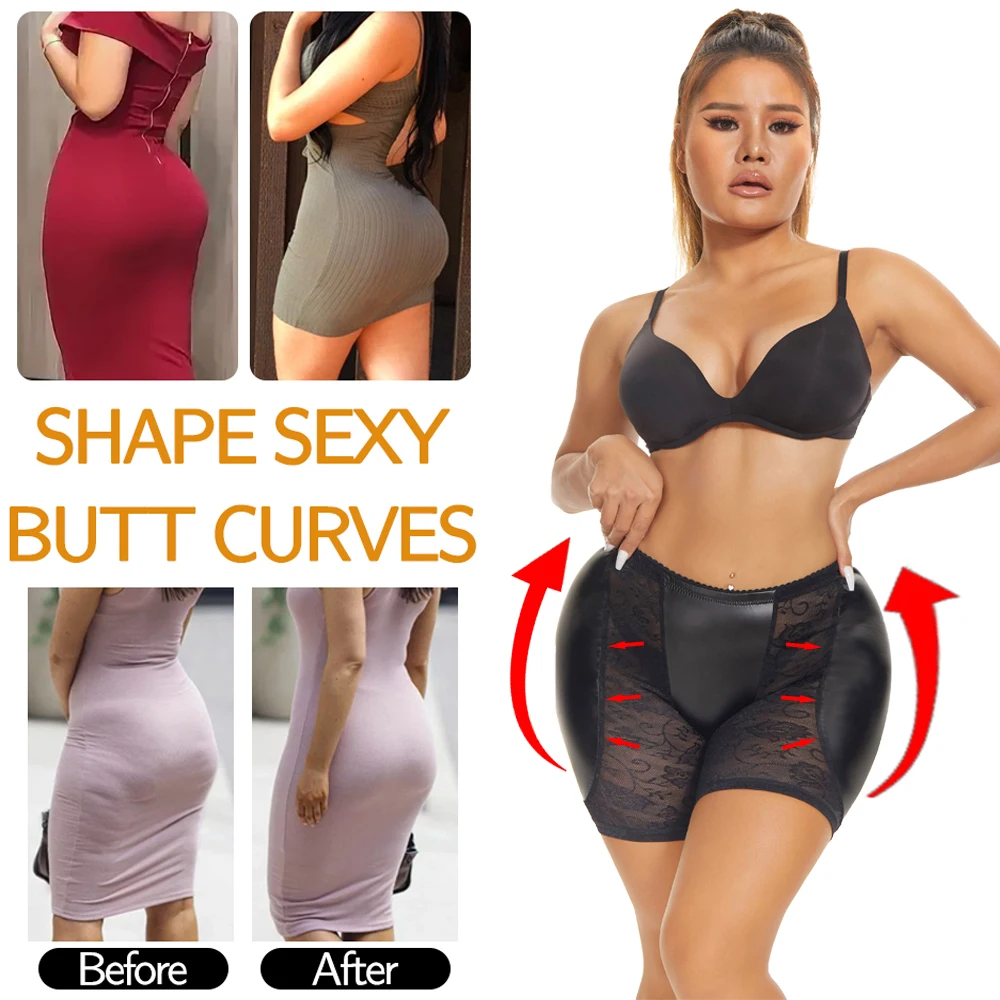 SEXYWG Butt Lifter Shapewear Panties for Women Hip Pad Shaper Panties Sexy Body Shaper Push Up Panties Hip Shapewear Panties