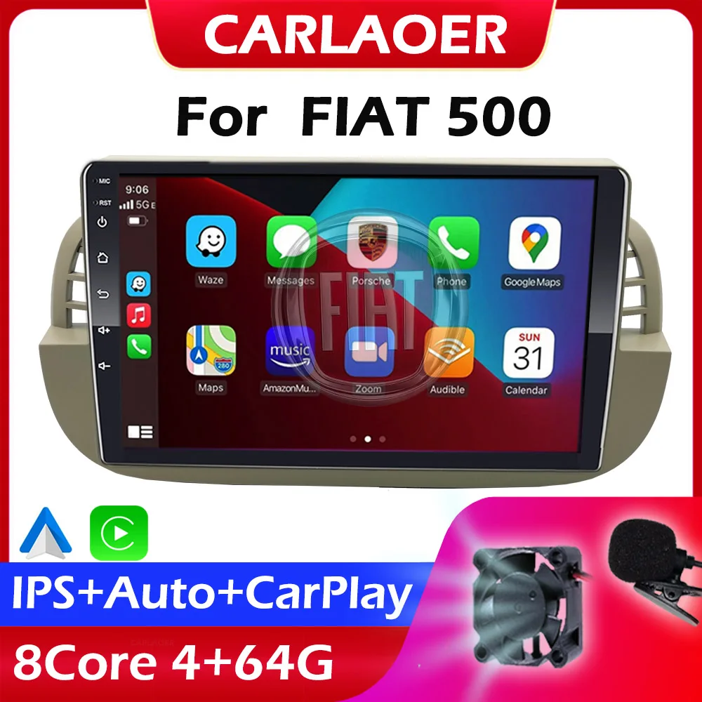 Автомобильный мультимедийный плеер на Android 10 с 9 &quotIPS экраном микрофоном Wi-Fi Bluetooth