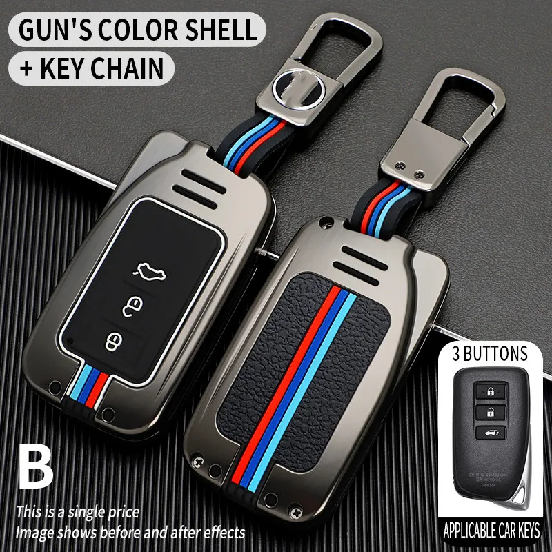 

Car Key Cover Case For Lexus NX GS RX IS ES GX LX RC 200 250 350 LS 450H 300H Key Auto Case keychain keyring Car Accessories