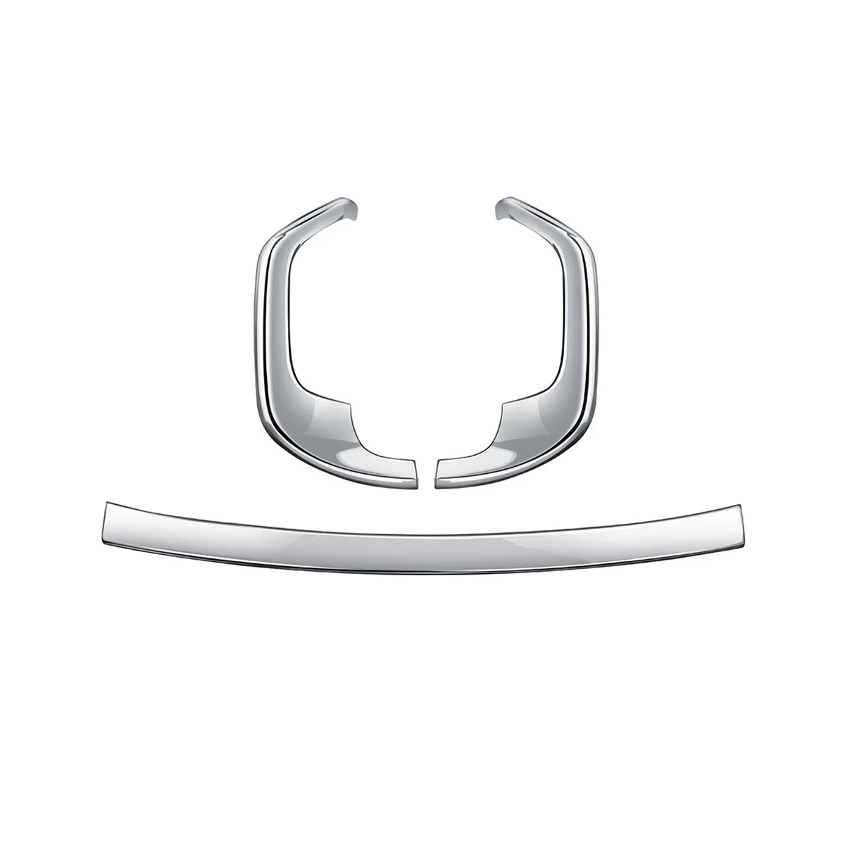 

Silver Front Bumper Mesh Center Grille Grill Moulding Strips Cover Trim for Toyota Sienta 10 Series 22-23