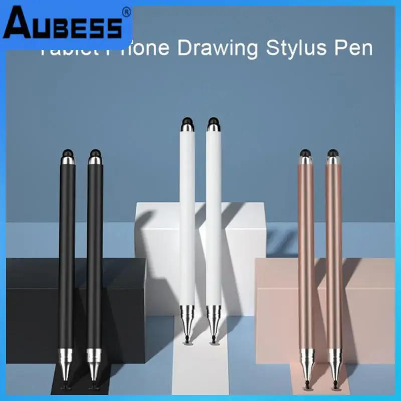 

High Precision Capacitive Pen Zero Delay Tablet Pen Uninterrupted Line Dual Purpose Stylus Computer And Office White Double Head