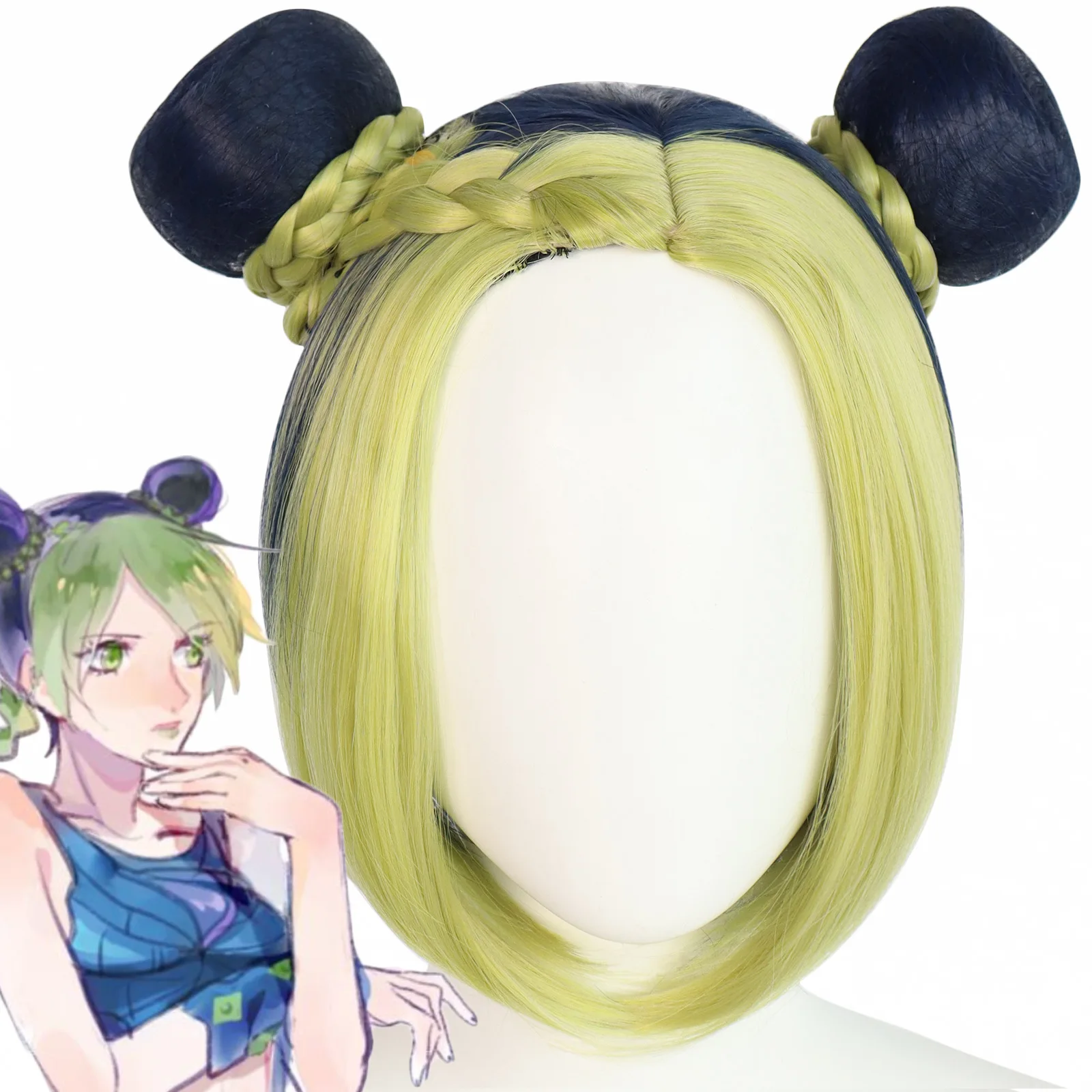 Парик для косплея аниме Jojo Stone Ocean Cosplay Приключения Косплей термостойкие костюмы