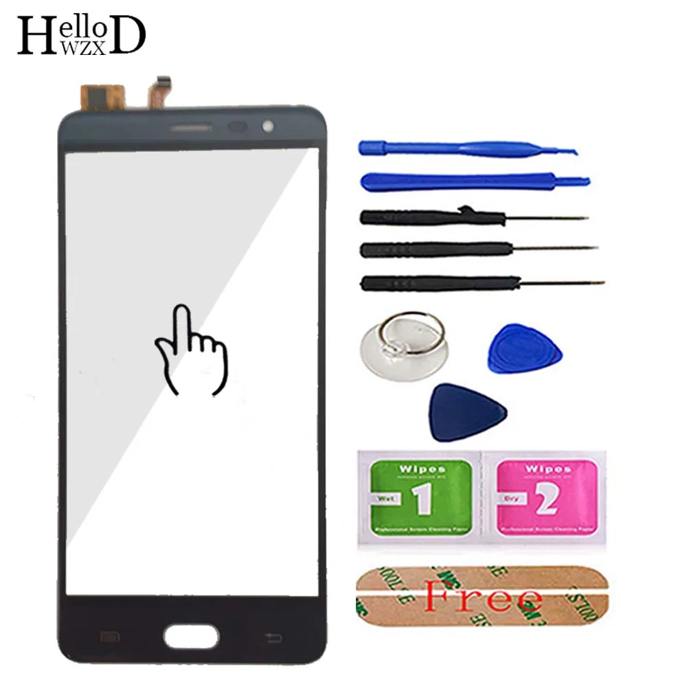 

5.5'' Mobile Phone Touch Panel For Cubot Cheetah 2 Front Touch Screen Glass Digitizer Panel Lens Sensor Tools Free Adhesive