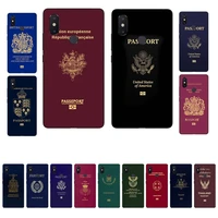 maiyaca algerian passport phone case for xiaomi mi 8 9 10 lite pro 9se 5 6 x max 2 3 mix2s f1
