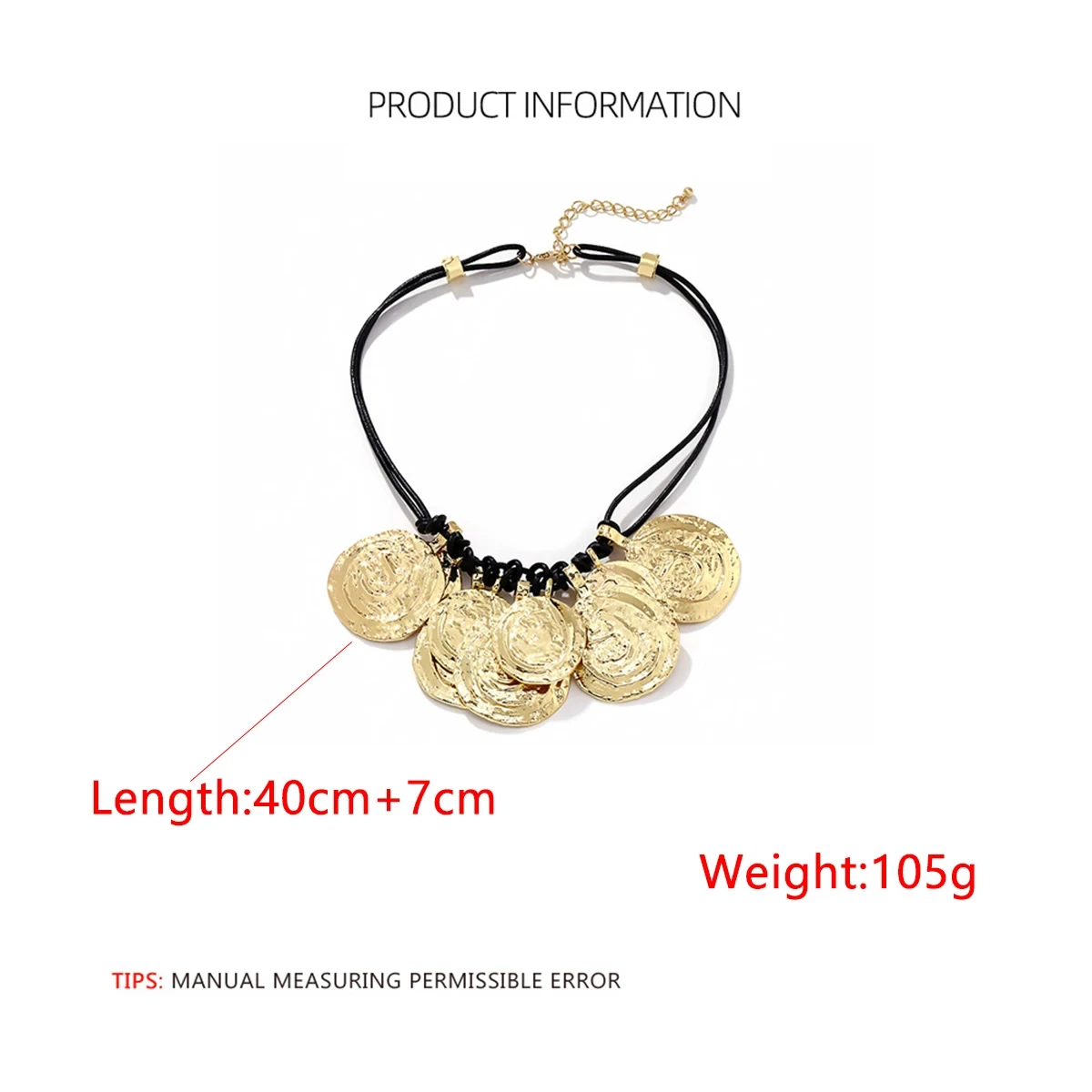 ZAA круглые металлические подвески ожерелья для женщин кожаные веревки цепи