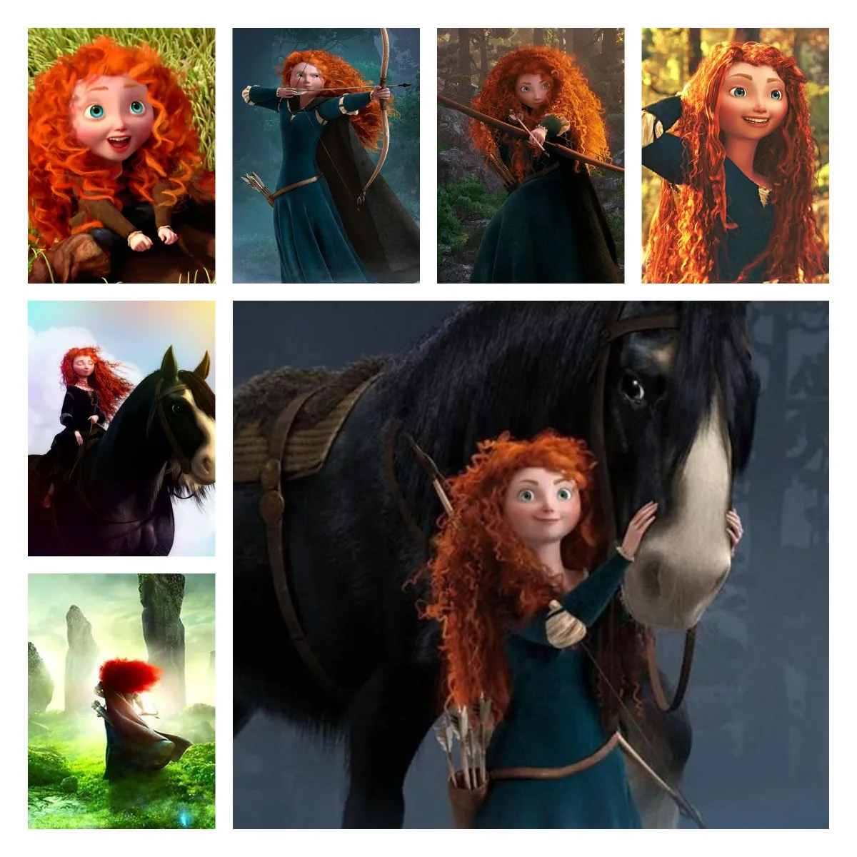 

Картина на холсте, мультфильм Disney, искусство стрельбы из лука, картины из фильма, плакат, печать для гостиной, детской комнаты, домашний деко...