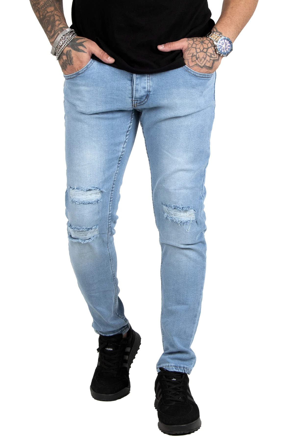 DeepSEA knee slit jeans jeans 2205127