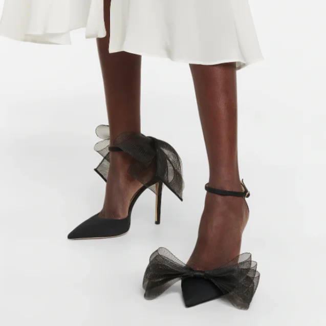 

Сандалии женские на высоком каблуке, пикантные босоножки с перекрестной шнуровкой, заостренный носок, модная летняя обувь для вечерние, кра...