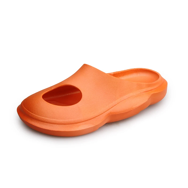 

Thick Soles Women Hollow Slides Unisex House Slippers Non-slip Flip Flops Home Shoes Shower Pool Sandal Light Soft Bath Slipper