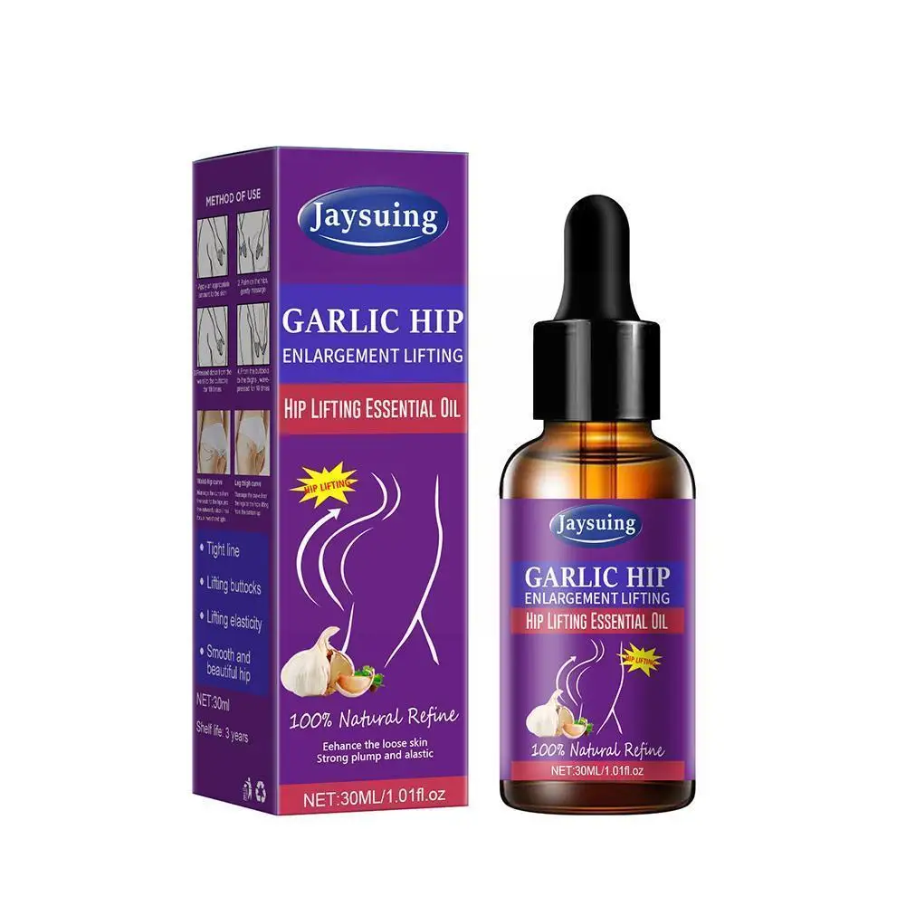 

30ml Hip Enlargement Lifting Butt Firming Enhancement Buttocks Body Garlic Care Lift Oil Butt Skin Essential J1S8