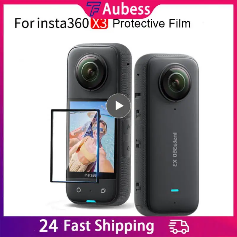 

Camera Accessories 9h Super Hardness Durable Product Insta360 X3 Screen Protector Hd Transparent Oilproof Camera Protection