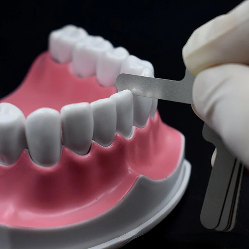 

Стоматологическая интерпроксимальная измерительная линейка для полости рта, зазор для зубов, система ортодонтической терапии с возвратно-поступательной связью из нержавеющей стали