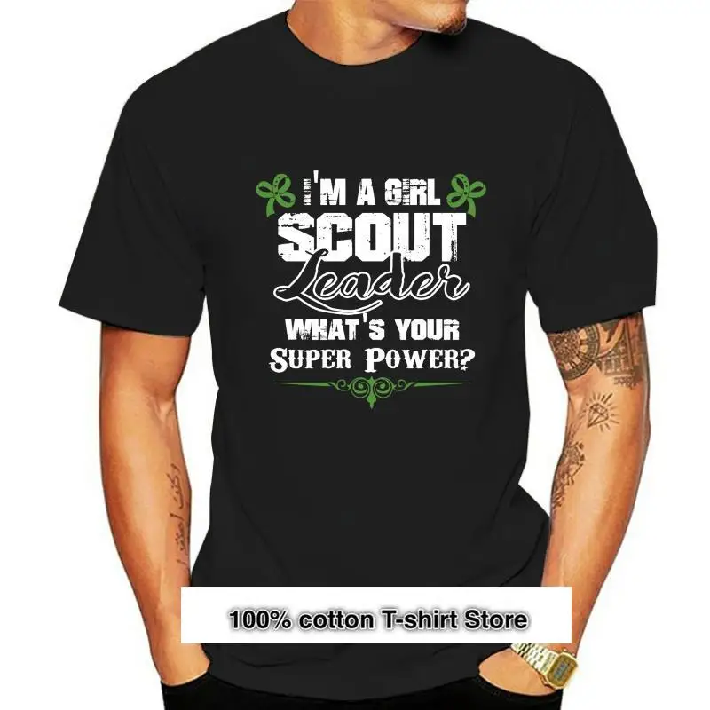 

Camiseta para hombre y mujer, camisa de Leader de Explorer, What's Your Super Power Girl Scout, top