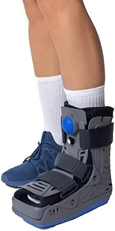 

Медицинские ботинки с полным покрытием для ходьбы, Короткие ортопедические ботинки для восстановления боли в ступнях, растягивающиеся лодыжки, снятие стресса, сломались