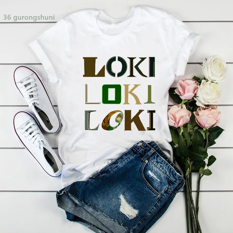 

Newest Loki T Shirt Tva God Of Mischief T-Shirt Women Clothe Female Clothing Tee Short Sleeve T-Shirts Harajuku Streetwear Top