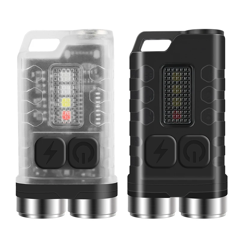 

900 Lumen Mini Torch Usb Charging Led Keychain Light Work Light Pocket Lantern Flashlight For Outdoor Adventure Rechargeable