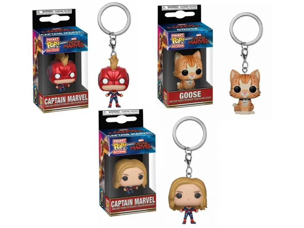 FUNKO pop Мстители 4: Эндшпиль CAPTAIN MARVEL Гусь брелок фигурка Коллекционные игрушки для