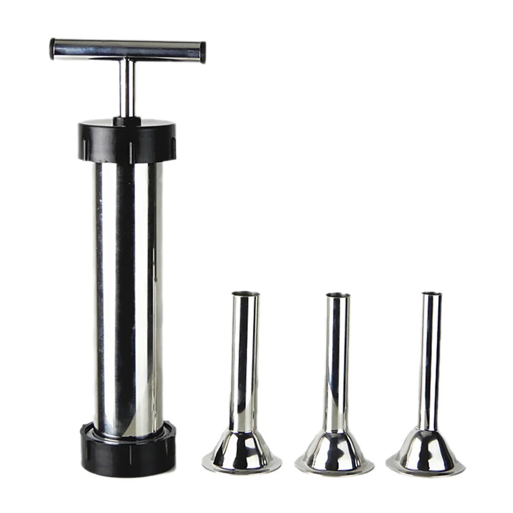 

1 Set Safe Practical Ergonomic Convenient Rustproof Sausage Tubes Sausage Filler Tubes for Kitchen