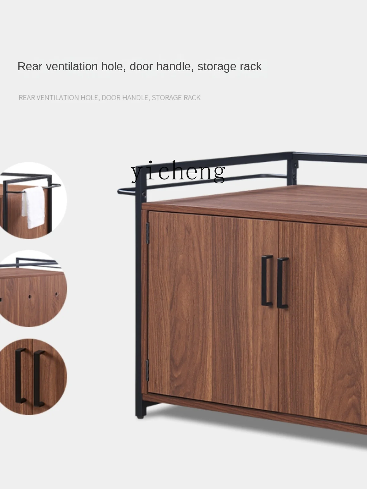 XL металлический каркас для туалета боковой шкаф кошачий дом полузакрытый