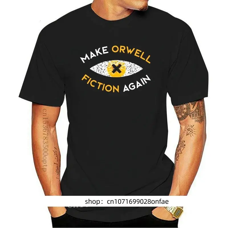 

Новинка, оригинальная философическая Подарочная футболка Orwell 1984, дистопия, свободный философ, философия философии