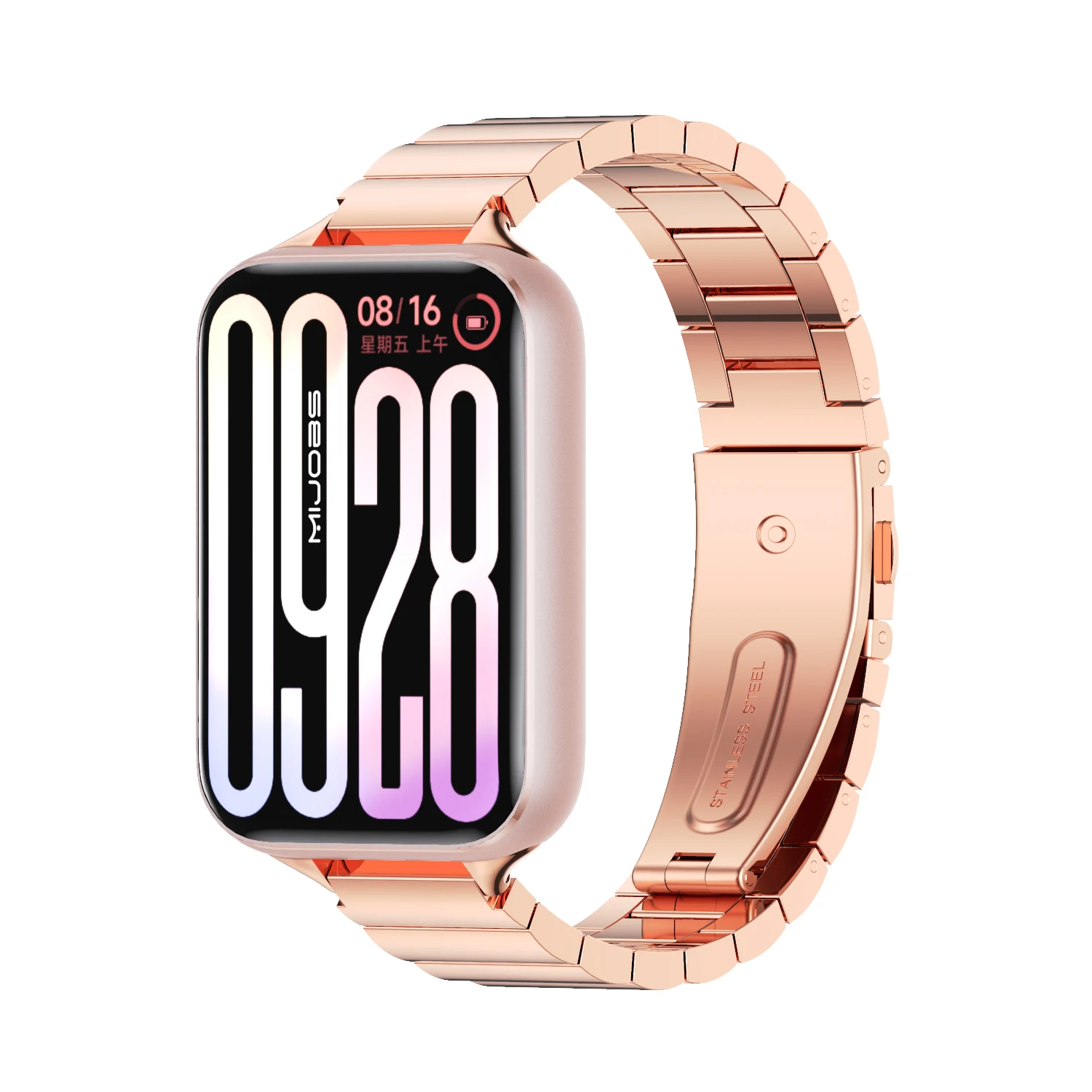 Фото Металлический ремешок для Mi Band 10 Pro 9 Pro, браслет для Mi Band 8 Pro, ремешок для Xiaomi Smart Band 9 Pro, браслет из нержавеющей стали №5