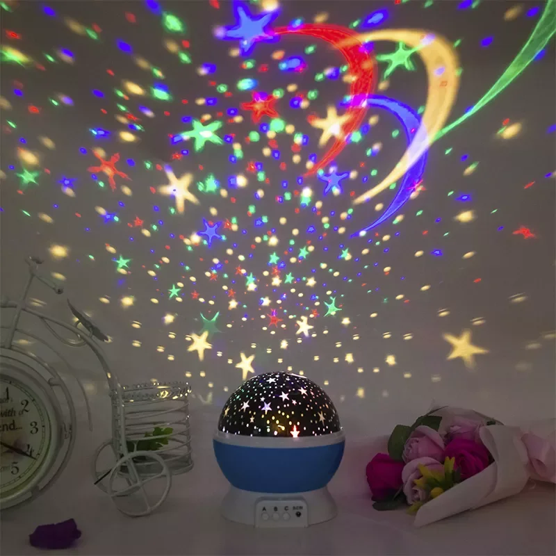 

Novelty LED rotating star projector lighting moon sky baby night sleep light music rotating projection lamp luminous toy gift