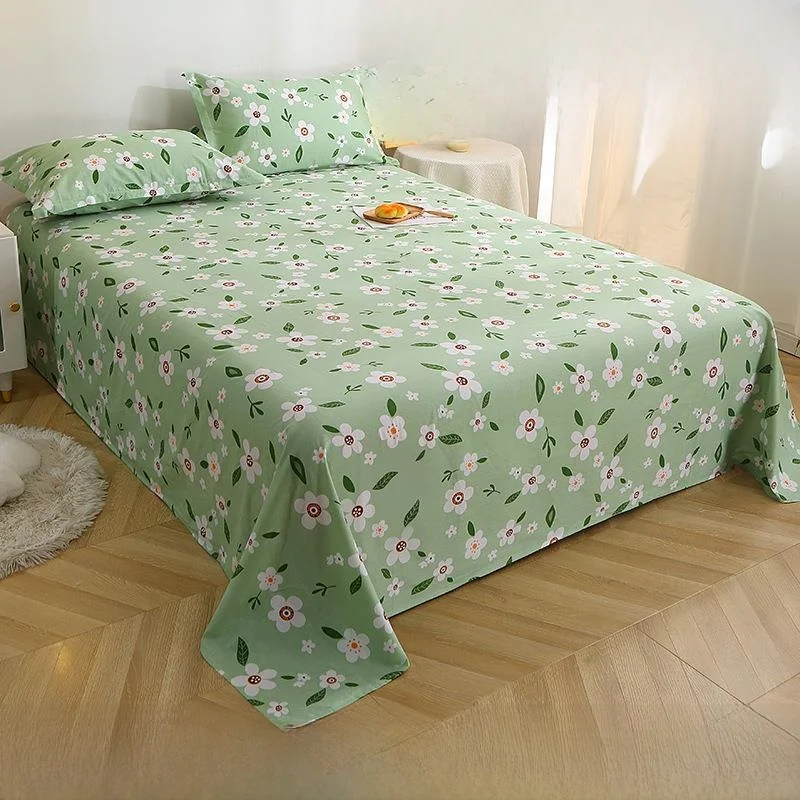 Простыня Nantong Factory Single Product из чистого хлопка одного Двойная летняя студенческая