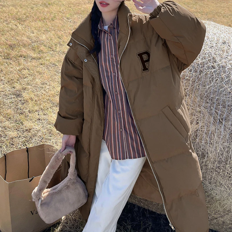 

Bread Jacket Down Cotton Padded Jacket Women Long Thickened Winter Coat Cotton Padded Jacket Winter Clothes Women Parka Jacket
