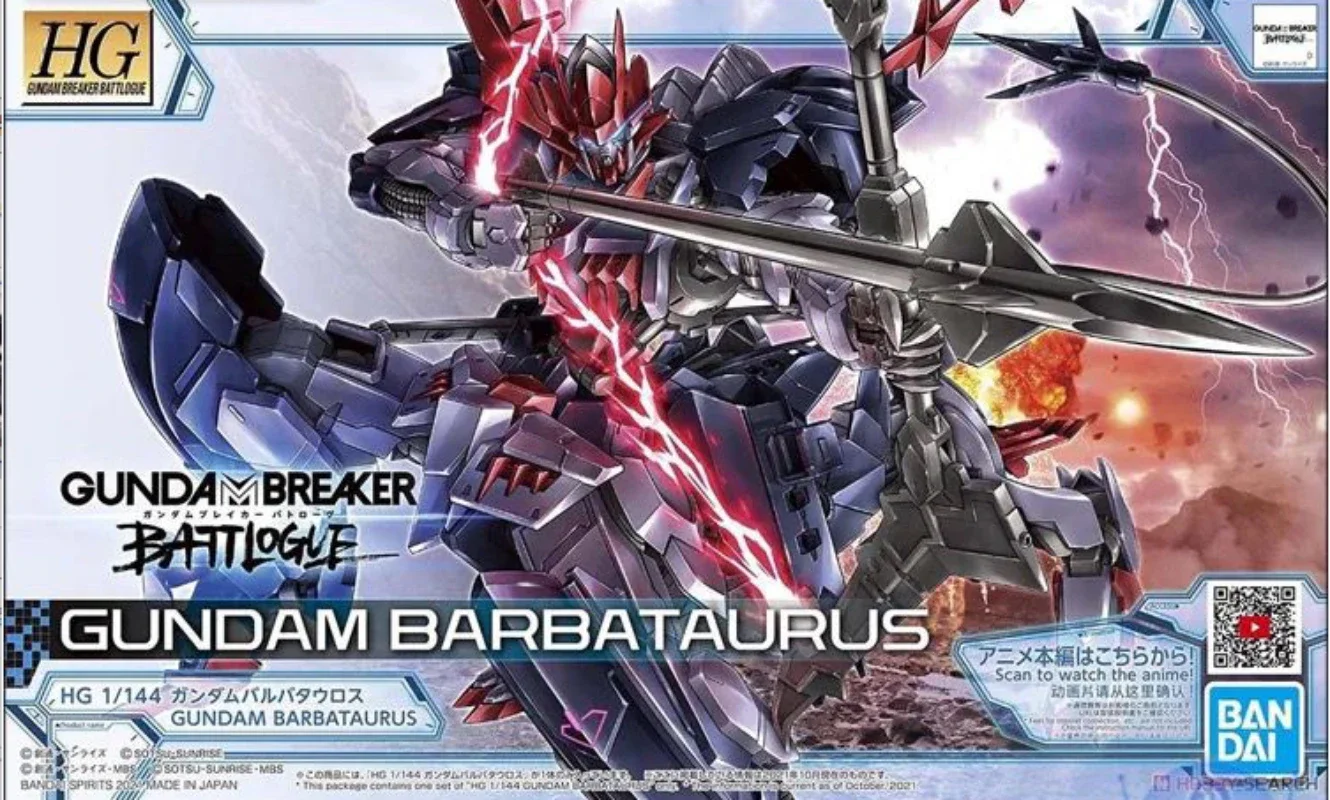

Anime Figure Original Bandai Gundam HG 1/144 Breaker Battlogue Barbatos Gundam Barbataurus Assembly Model Toy Figures Gift
