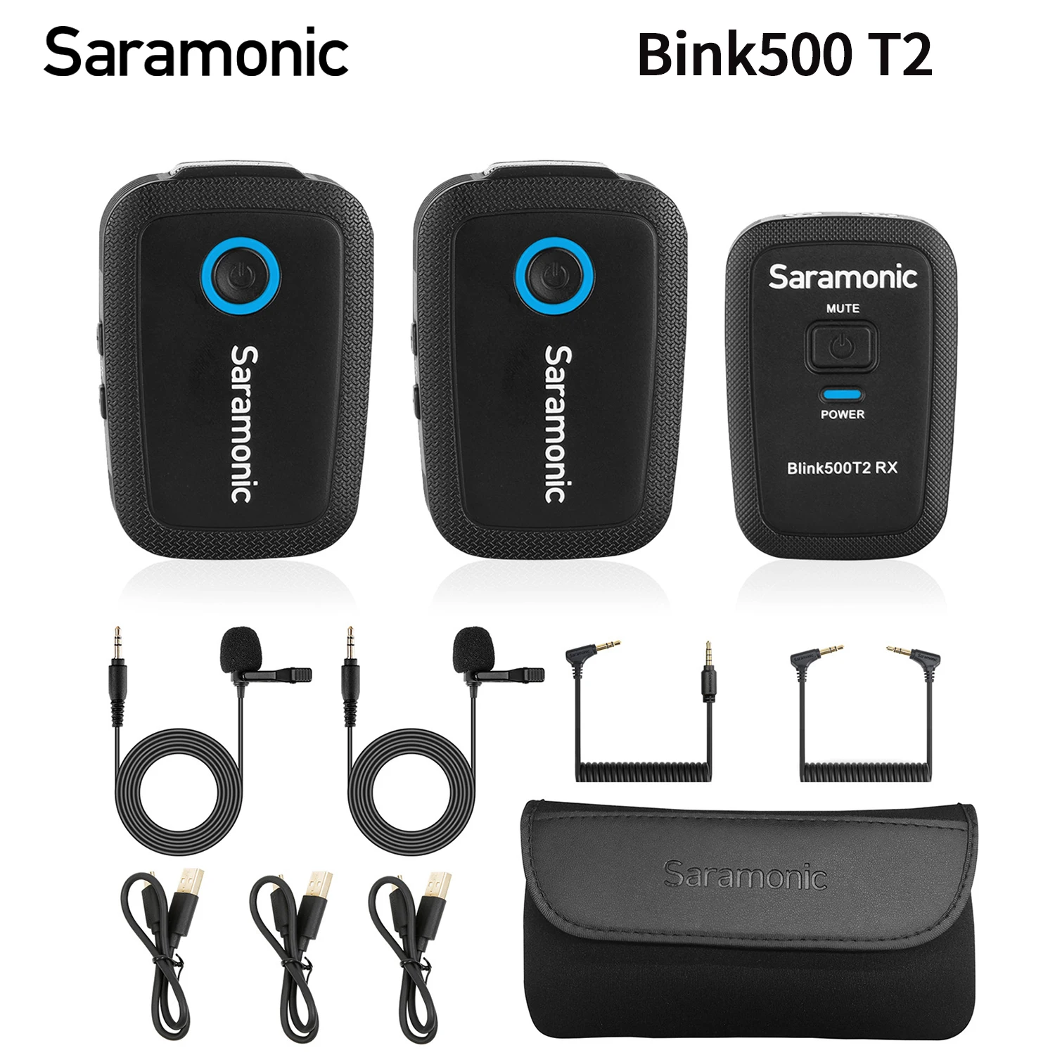 

Профессиональный конденсаторный беспроводной петличный микрофон Saramonic Blink500T2 2,4 ГГц для ПК, мобильных телефонов, DSLR, Vlog, потокового видео, Youtube
