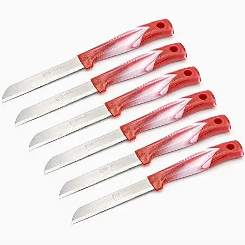 

Brand: Solingen Silvery Vegetable And Fruit Knife Red 6'Lı Perforated Category: Picture Folder