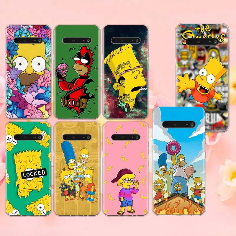 

Boy The Simpson Disney For LG K92 K22 K71 K61 K51S K41S K50S Q60 V60 V50 S V40 V30 G8 X G8S ThinQ Transparent Phone Case
