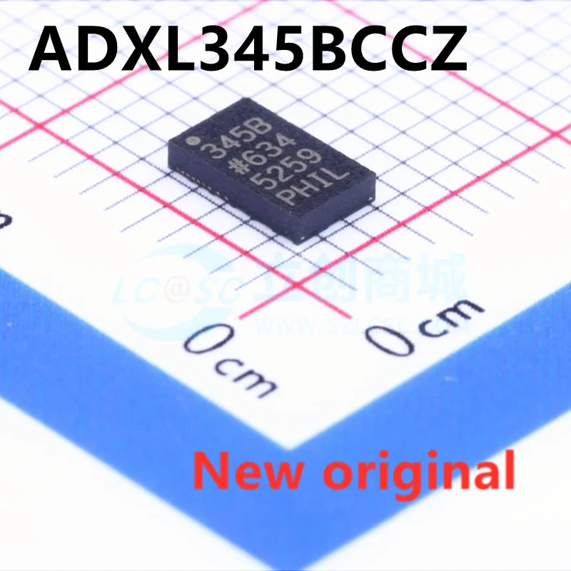 

10 шт. новый оригинальный ADXL345BCCZ ADXL345 LGA14 345B номер 3-осевой акселерометр цифровой чип датчика ускорения