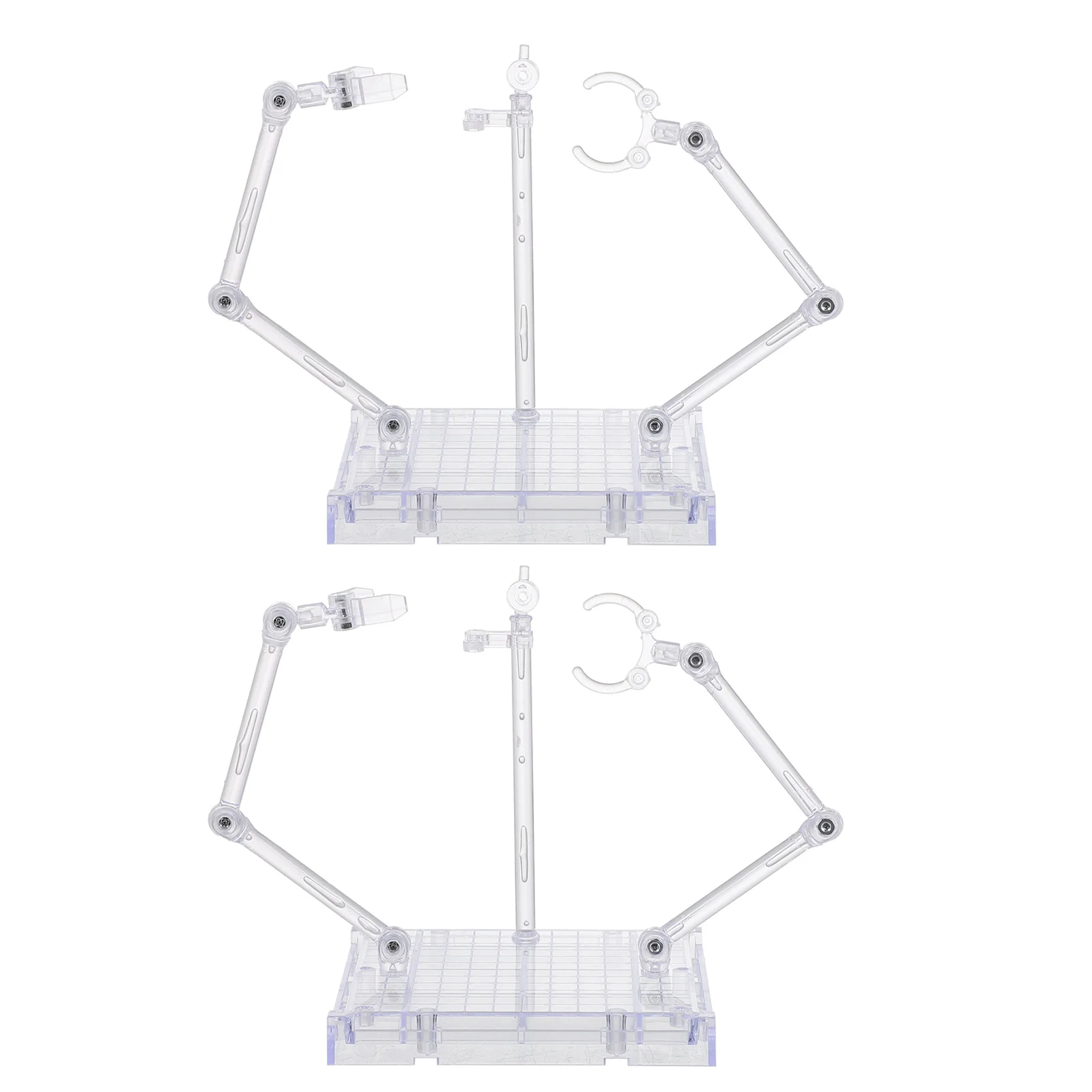 

2pcs Plastic Durable Action Figure Stand Figure Display Holder for Doll Action Figure