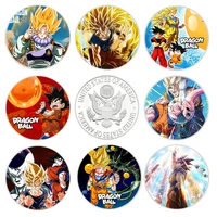 8pcsset japanese anime sun wukong commemorative coin silver plated metal badge craft collection holiday gift