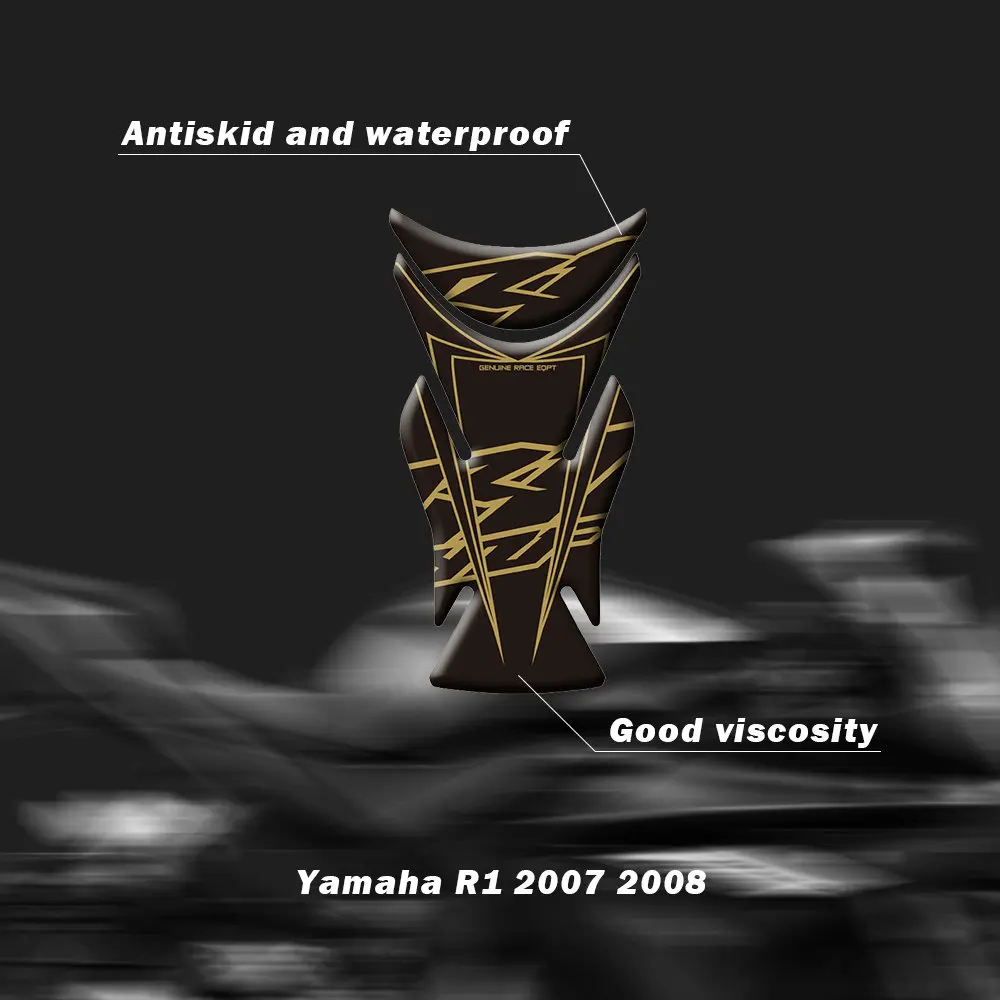 

3D Motorcycle Edition Stickers Oil Gas Fuel Tank Pad Decal Protector Stickers Decals for Yamaha YZF R1 YZF-R1 2007-2020