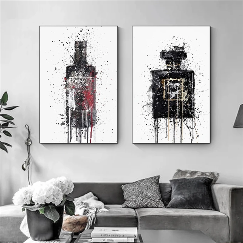 

HD Canvas Prints Pictures Perfume Bottle Modular Nordic Wall Art Paintings Home Decor Posters for Living Room Framework