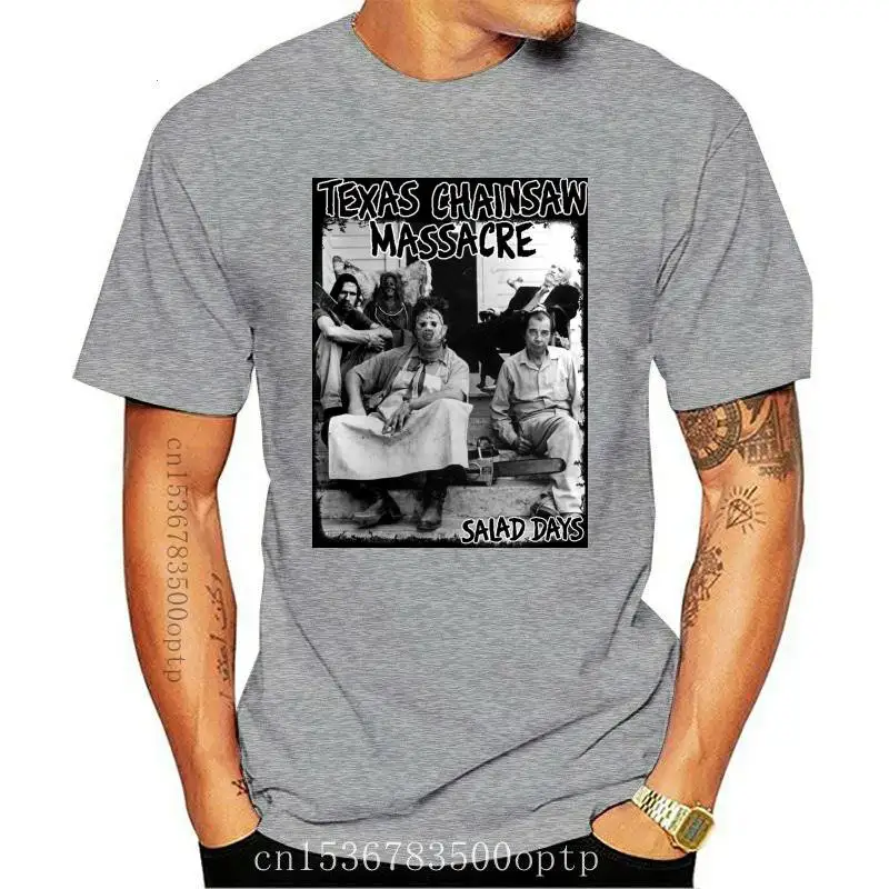 

Man Clothing New Funny T Shirts Texas Chainsaw Massacre Salad Days Men Short Sleeve T-shirt
