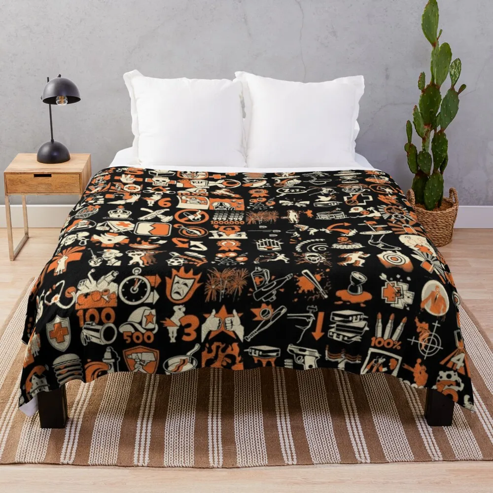 

TF2 Achievements Throw Blanket travel blanket multi-purpose fur Throw Blanket