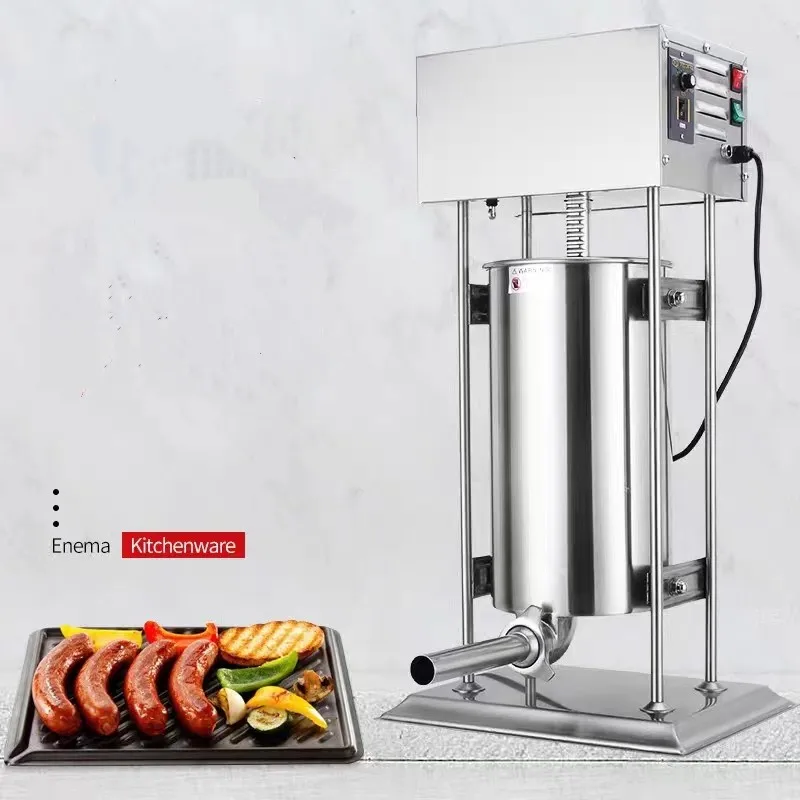 Коммерческая бытовая электрическая колбасная машина из нержавеющей стали lzy