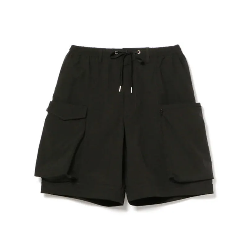 

BEAMS TOKYO OUTSIDE Work Clothes Large Pocket Drawcord Quick Drying Functional Loose Shorts For Men Women