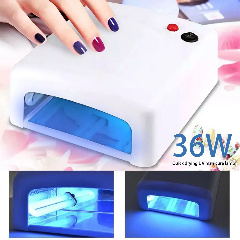 

Professional Nail Polish Drying Light 36W LED UV Gel Acrylic Curing Light Spa Kit120 SecondsTimer UV Light Therapy Baking Light