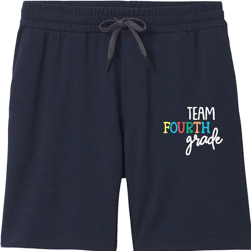 

Team 4th Fourth Grade Back To School Teacher Europe Cotton Gift Prevalent Shorts