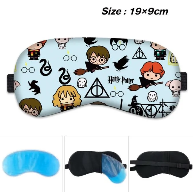 Маска для глаз хлопковая мягкая мужчин и женщин аксессуар сна в стиле Гарри