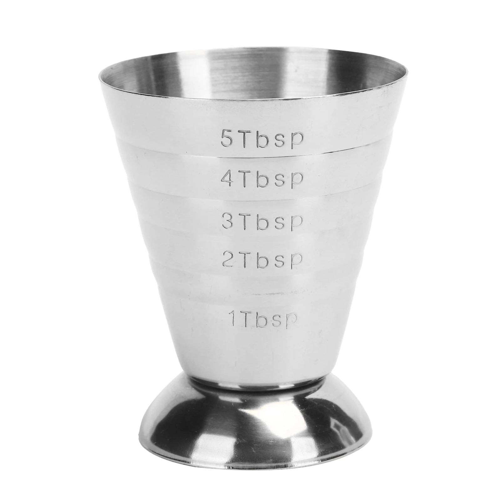 

Stainless Steel Measuring Cup with Scale Multifunctional Cocktail Jigger Ounce Cup for Bar